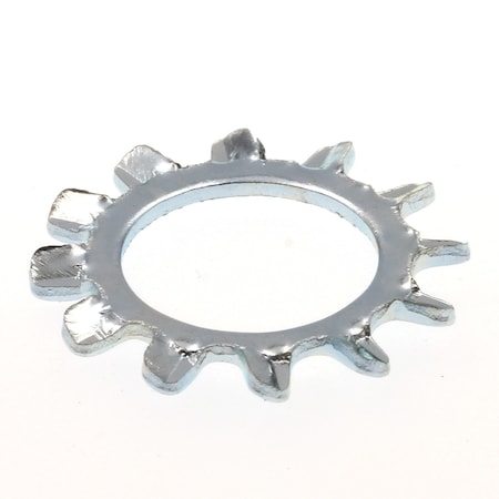 Prime-Line External Tooth Lock Washer, For Screw Size 3/8 in Steel, Zinc Plated Finish, 50 PK 9083257